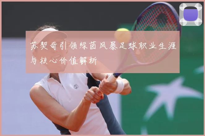 苏契奇引领绿茵风暴足球职业生涯与核心价值解析